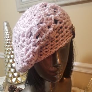 NWT Handmade Crochet Chunky 3-Way Unisex Beret
